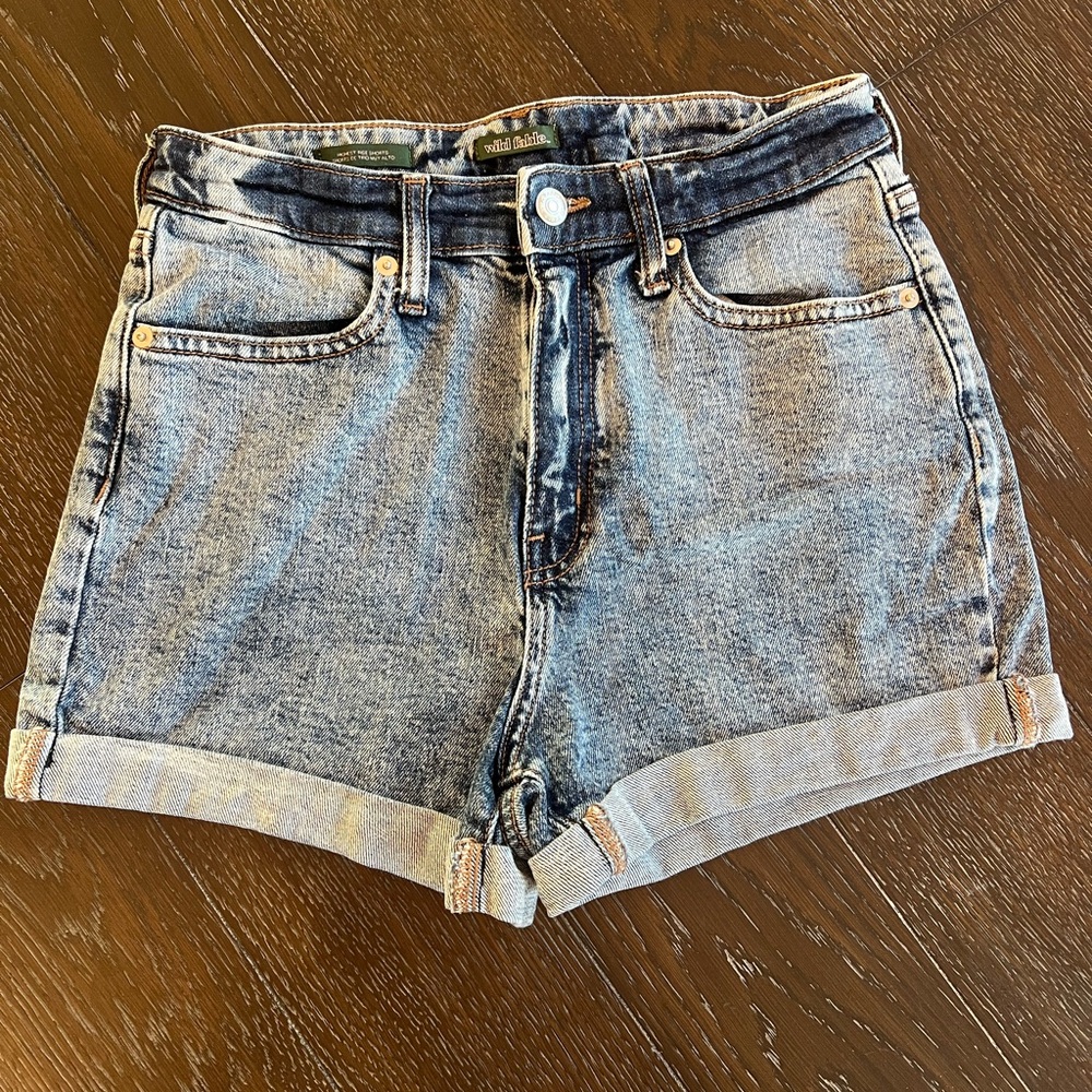 Wild Fable Denim Blue Women's Shorts